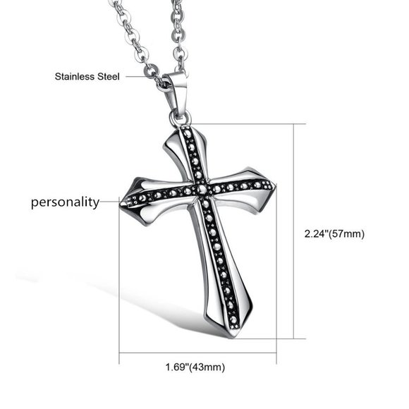 ❤️Medieval Vintage Gothic Pendant necklace For Men, N90201P168 - Picture 3 of 8